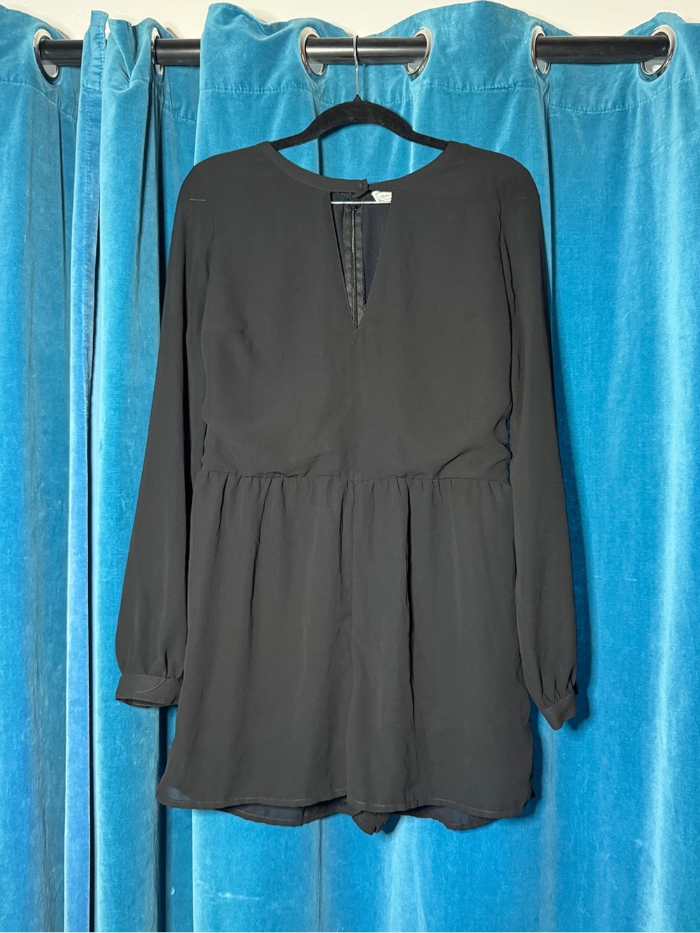 Abercrombie Black Long-Sleeve Women's  Romper